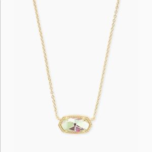 Kendra Scott | Elisa Gold Pendant Necklace In Dichroic Glass